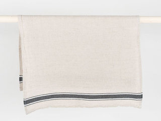 Hand Towel Linen - Black Product Image
